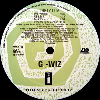 G-WIZ/DIRTY LUV