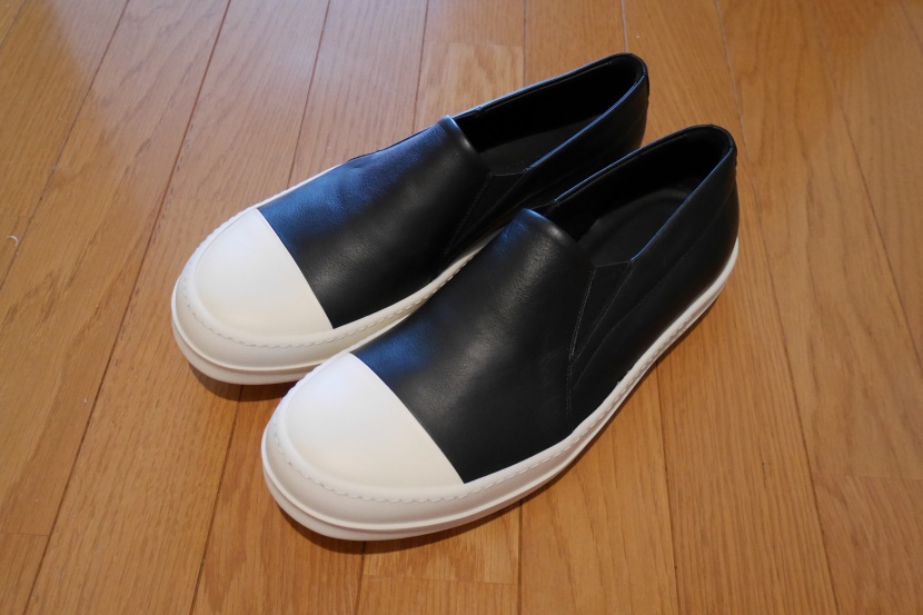 rick owens boat sneakers